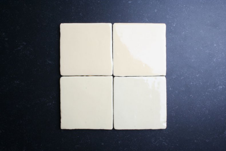 Handvorm 10x10 creme + tegels