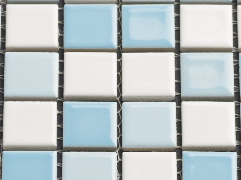 MHCE 10 light blue mix - glossy 25x25x5mm