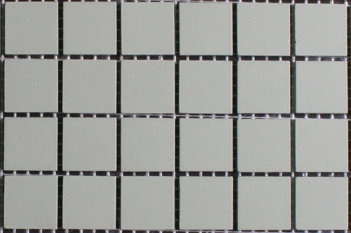 zacht groen strak mozaiek 2x2 cm 