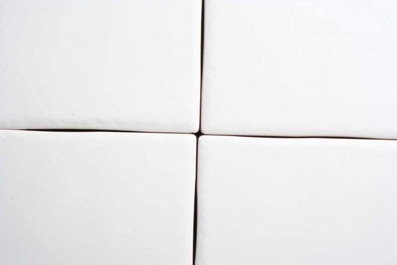 ambachtelijke mat wit 10x10cm wit