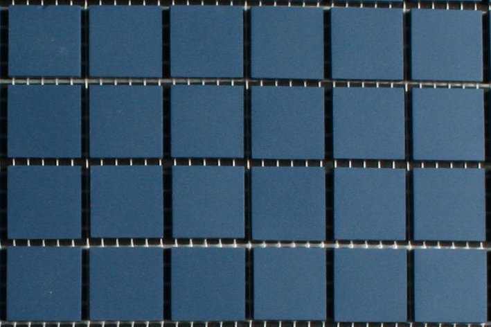 diep blauw strak mozaiek 2x2 cm 