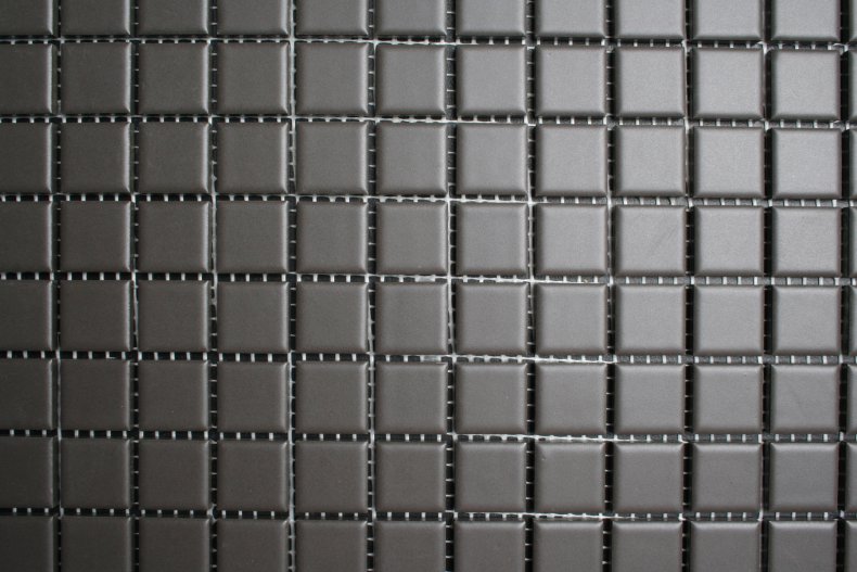 Mozaïektegel 23x23mm - grijs bruin mat