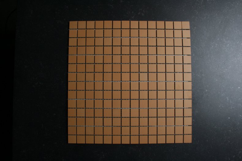 Camel strak mozaiek 2x2 cm 