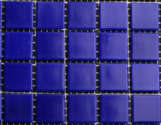 Glasmozaïek Cobalt (diep) Blauw 2x2 cm tegels