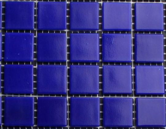 Glasmozaïek Cobalt (diep) Blauw 2x2 cm tegels