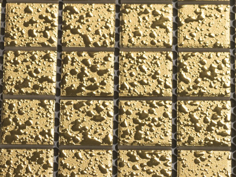 MHME 03 gold - structure 24x24x5mm