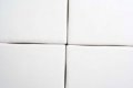 ambachtelijke mat wit 10x10cm wit