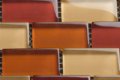 MHDK 28 - yellow / orange / red mix brick 50x25x8mm