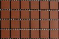 Tabac Bruin strak mozaiek 2x2 cm 