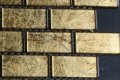 Goud 23x48mm brick glasmozaiek tegels