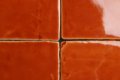 Handvorm 10x10 rood bruine tegels