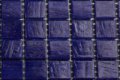 Mozaiek cobalt blauw witte nevel tegel