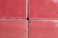 Handvorm 10x10 roze tegels