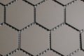 5 cm grijs zeshoekig mozaiek