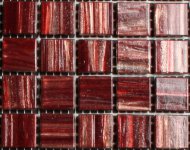 Mozaïek Diep rood Goud
