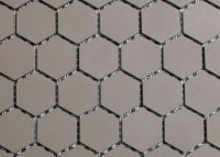 2.5 cm grijs zeshoekig mozaiek