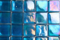 Blauw Iriserend - zwembadmozaiek