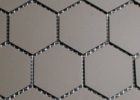 5 cm grijs zeshoekig mozaiek